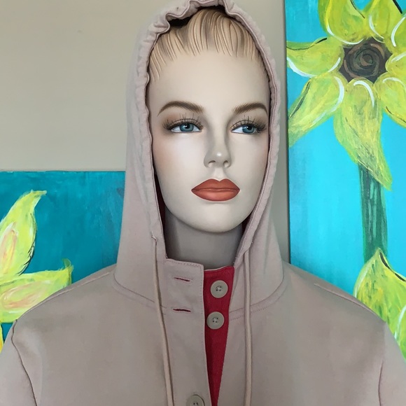 Women’s button front hoodie - Picture 4 of 8